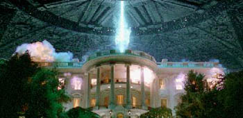 Aliens fry the White House in Independence Day