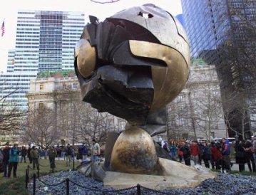 Fritz Koenig's Sphere at Battery Park